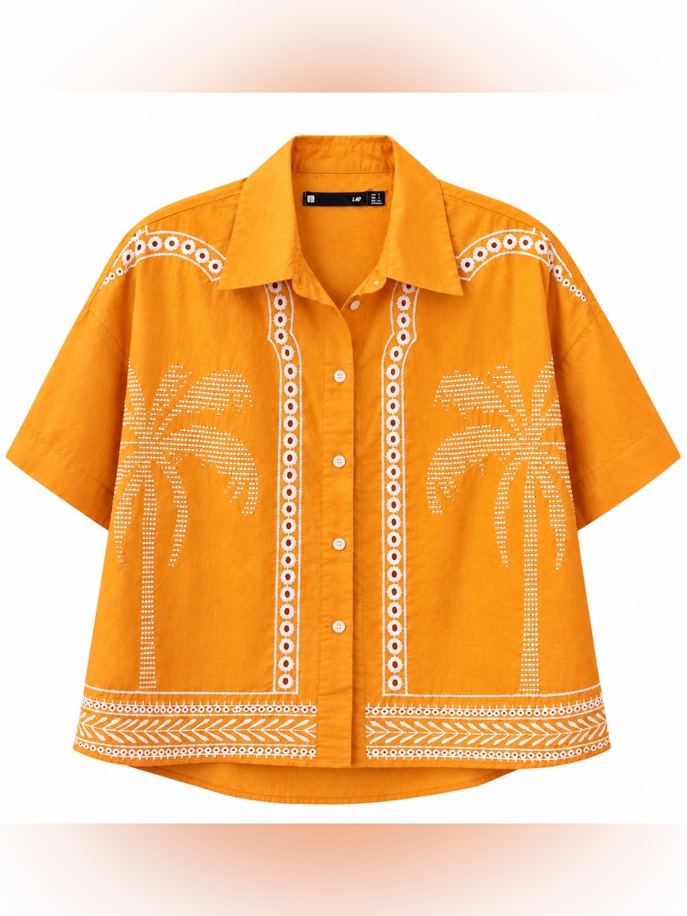 Outfitters Women’s 100% Cotton Embroidered Shirt Size S